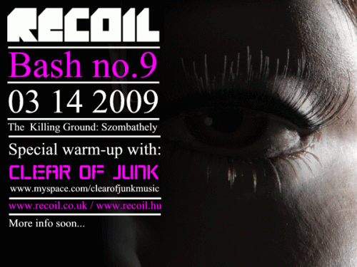 9. Recoil Bash ezúttal Szombathelyen (március 14)